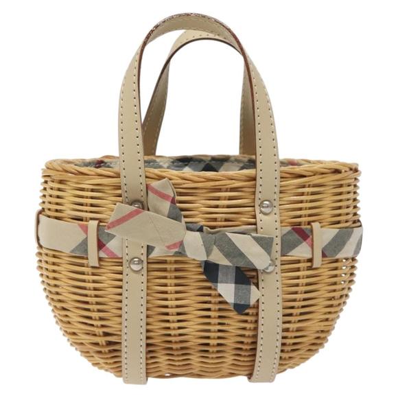 Burberry Beige Wicker tote - Picture 1 of 10